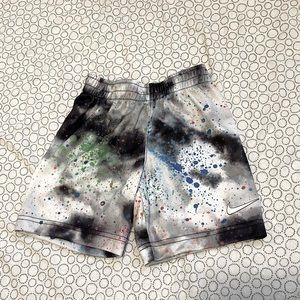 Nike Boys Paint Splatter Design Shorts